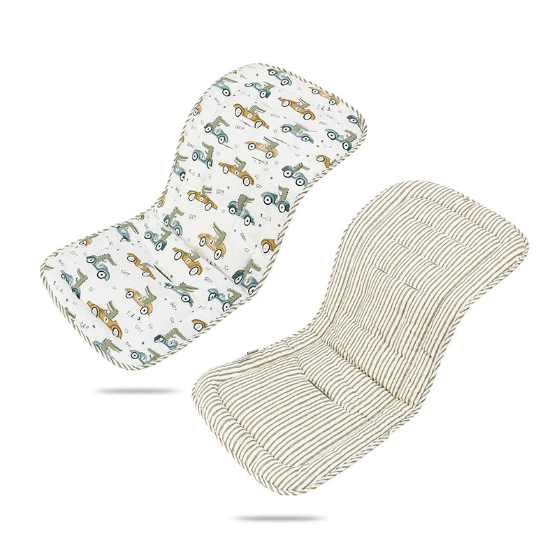 Comfortable Cotton Baby Stroller Pad Four Seasons General Soft Seat Cushion Child Cart Seat Mat Kids Pushchair Cushion For 0-27M by Smarsty