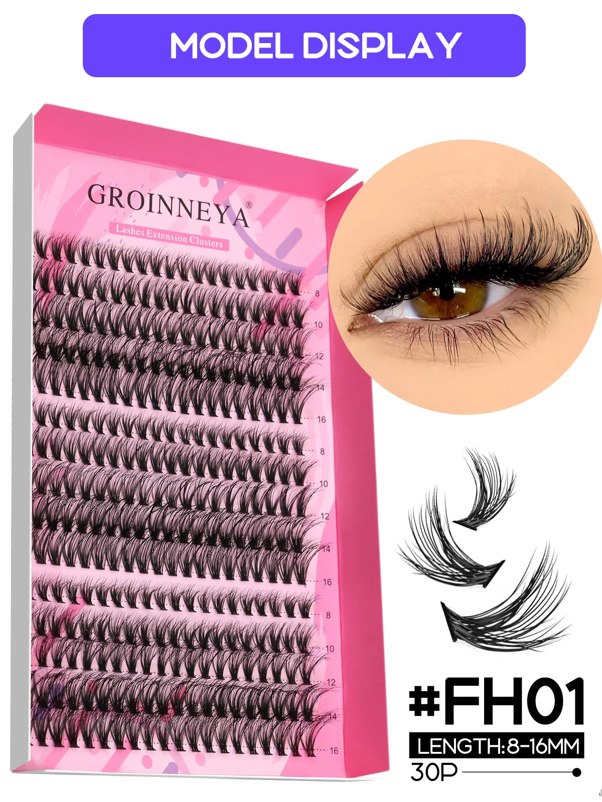 DIY Lash Extension Kit with Individual Lashes for Home Use - Smarsty