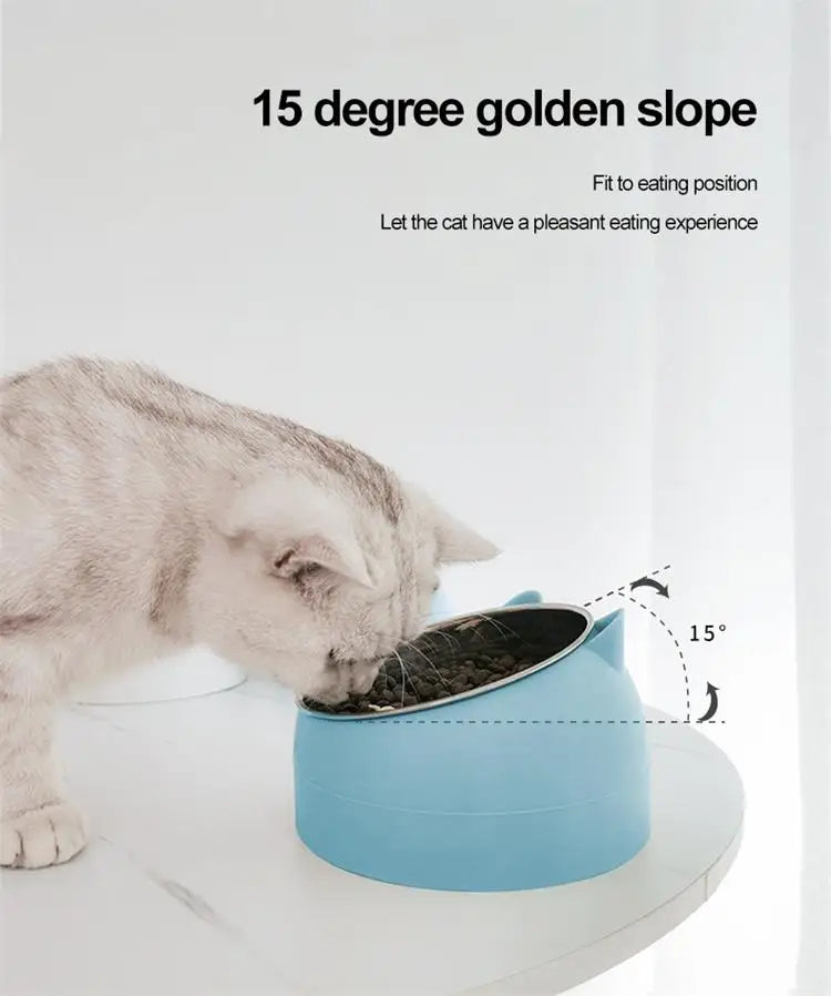 Stainless Steel Cat Feeding Bowl for Durable Use - Smarsty