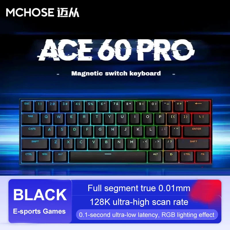 Mechanical Gaming Keyboard Rapid Trigger 8000Hz Response