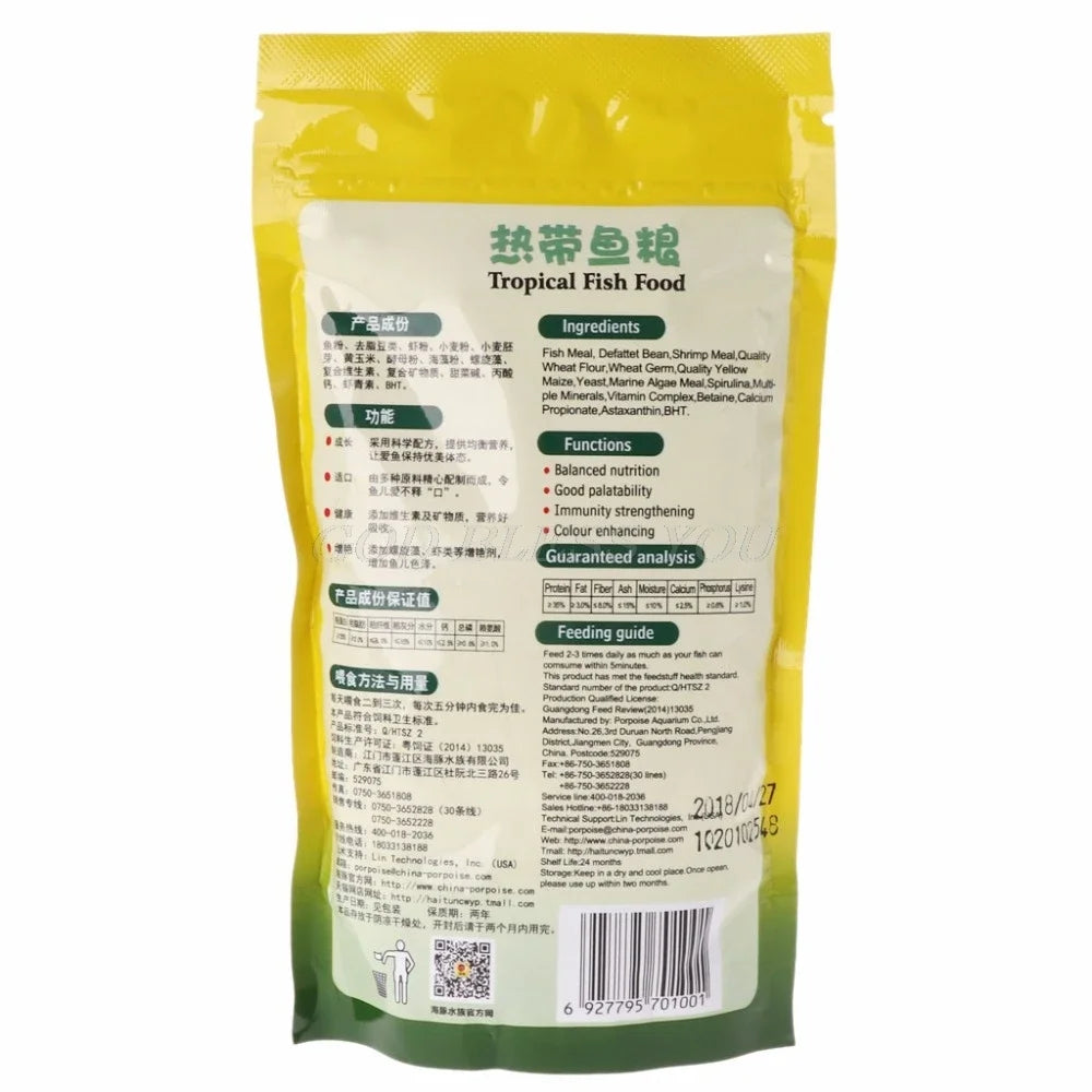 Tropical Fish Food for Guppies and Lantern Fish - Smarsty