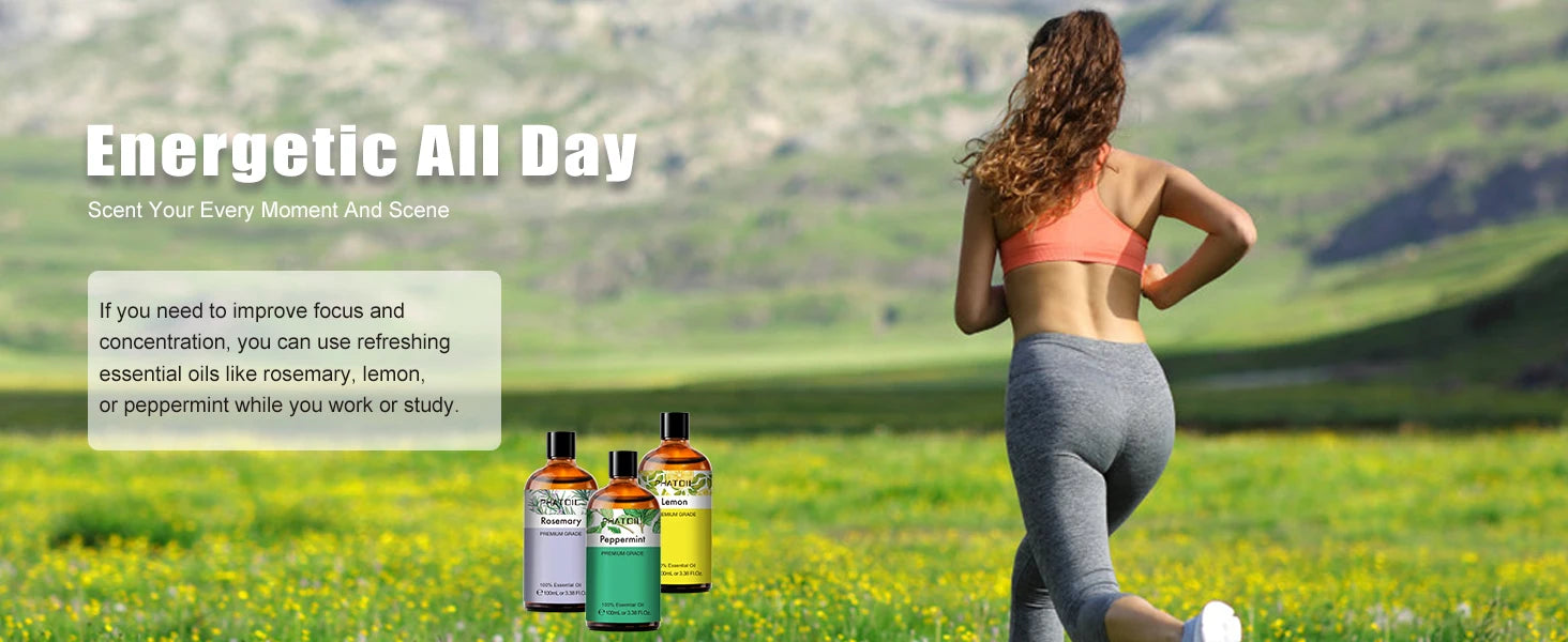 PHATOIL 100ml Essential Oil Set for Aromatherapy Diffusers - Smarsty