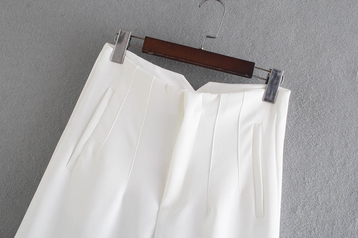 TRAFZA Women Elegant Solid Pencil Pants High Waist Pant For Women Casual Streetwear Woman Trousers Office Wear Chic Pant - Smarsty