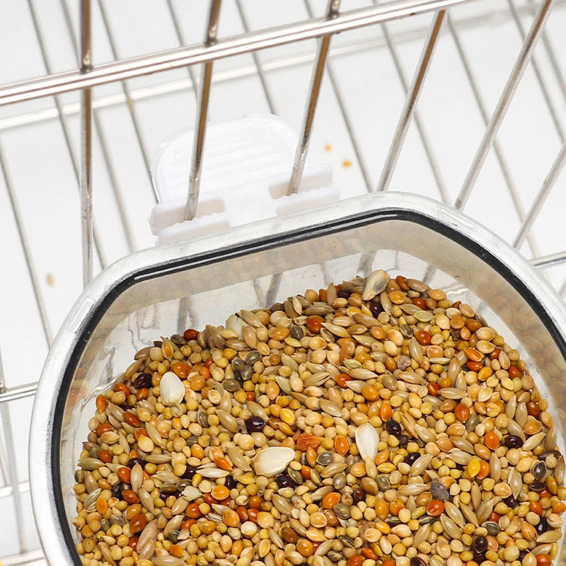 Detachable Plastic Bird Feeding Bowl with Convenient Hanging Design - Smarsty