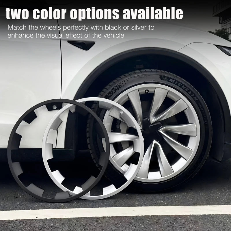 For Tesla Model Y Juniper 2025 20 Inch Rim Wheel Hub Protection Patch Protectors Helix 2.0 Wheel Guard Cover Auto Exterior ABS