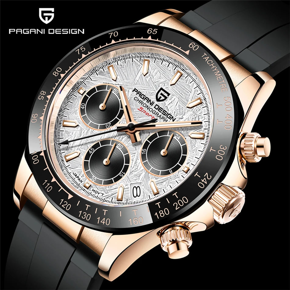 PAGANI DESIGN Men's Waterproof Chronograph Quartz Watch - Smarsty
