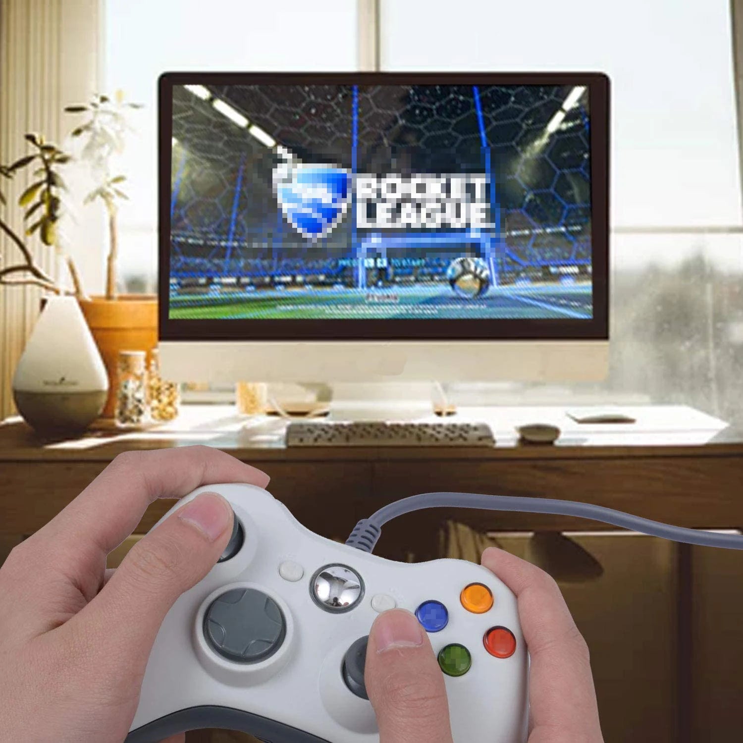 USB Wired Game Controller for Xbox 360 with Enhanced Precision - Smarsty