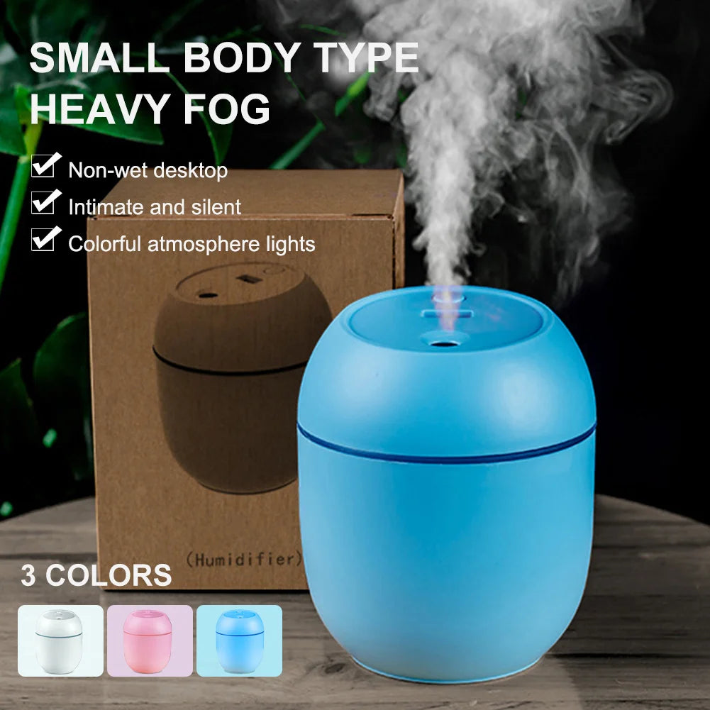USB Mini Humidifier With Aroma Diffuser And LED Light - Smarsty