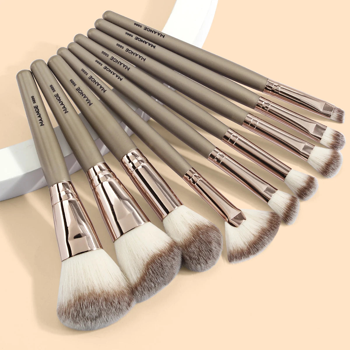 Maange 9 Piece Makeup Brush Set for Flawless Application - Smarsty