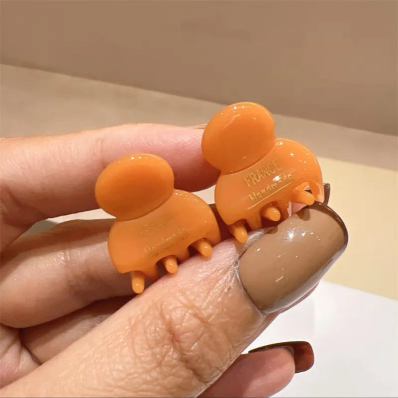Mini Acetate Hair Claw Clips For Girls Cute Lightweight Grip - Smarsty