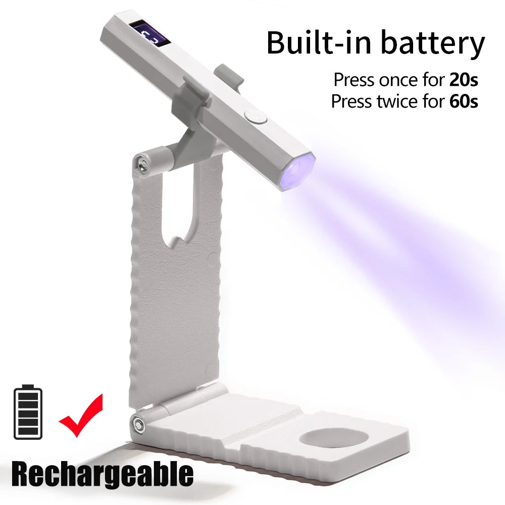 Portable UV LED Nail Dryer Lamp for Quick Curing - Smarsty