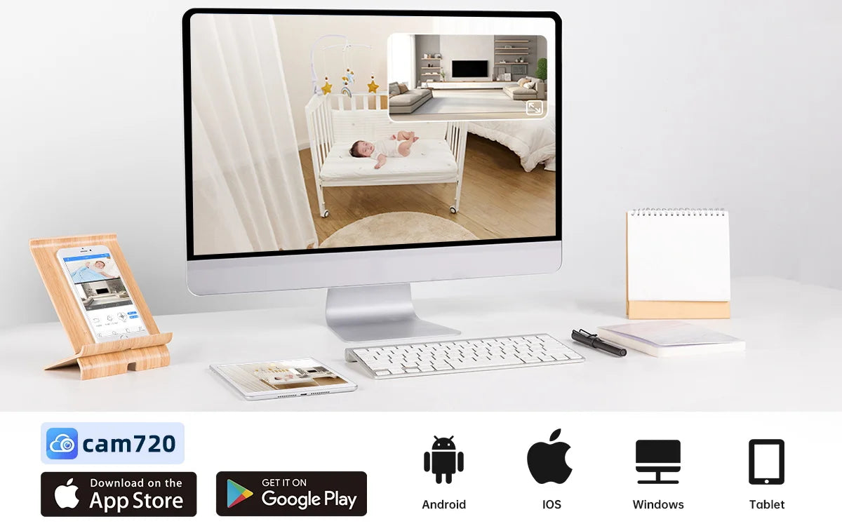 JOOAN 4K 6MP HD PTZ Camera Outdoor Dual Lens Dual Screen AI Tracking 5G WIFI IP Camera Security CCTV Video Surveillance Cameras - Smarsty