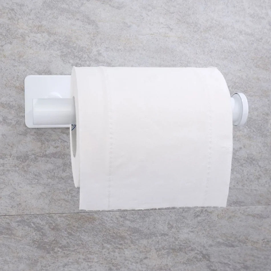 Stainless Steel Adhesive Paper Holder for Kitchen and Bathroom - Smarsty