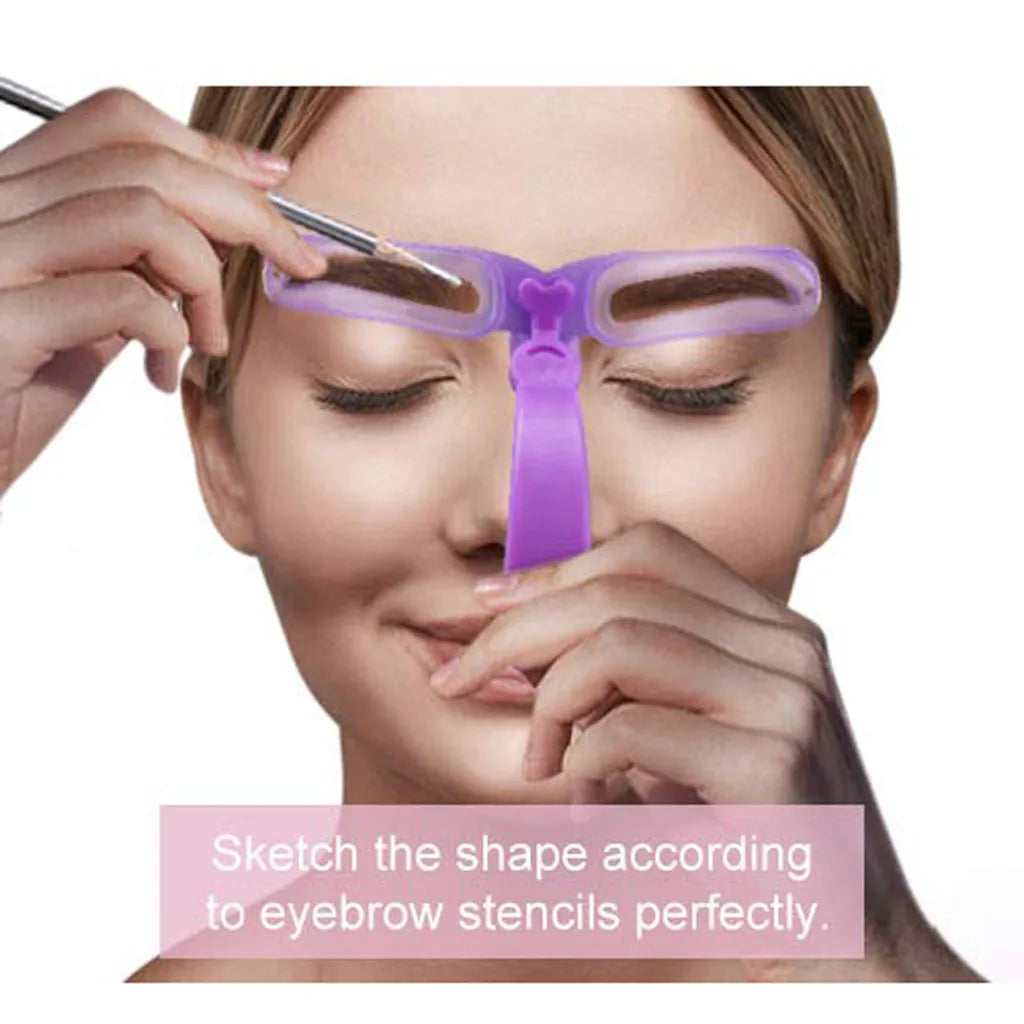 Reusable 8 In 1 Eyebrow Stencil Set for Perfect Brows - Smarsty