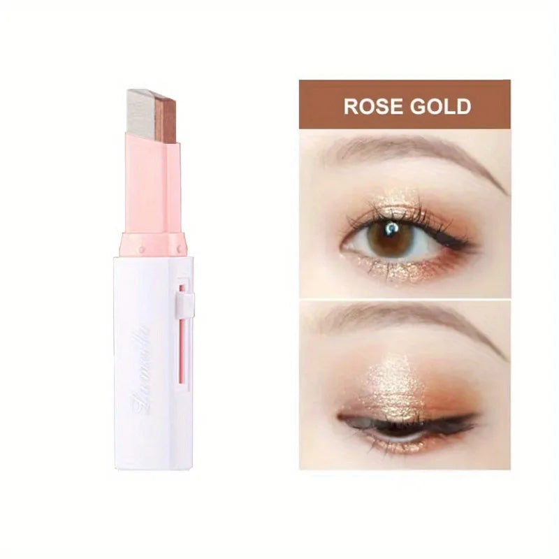 Two Color Gradient Eye Shadow Stick for Natural Looks - Smarsty