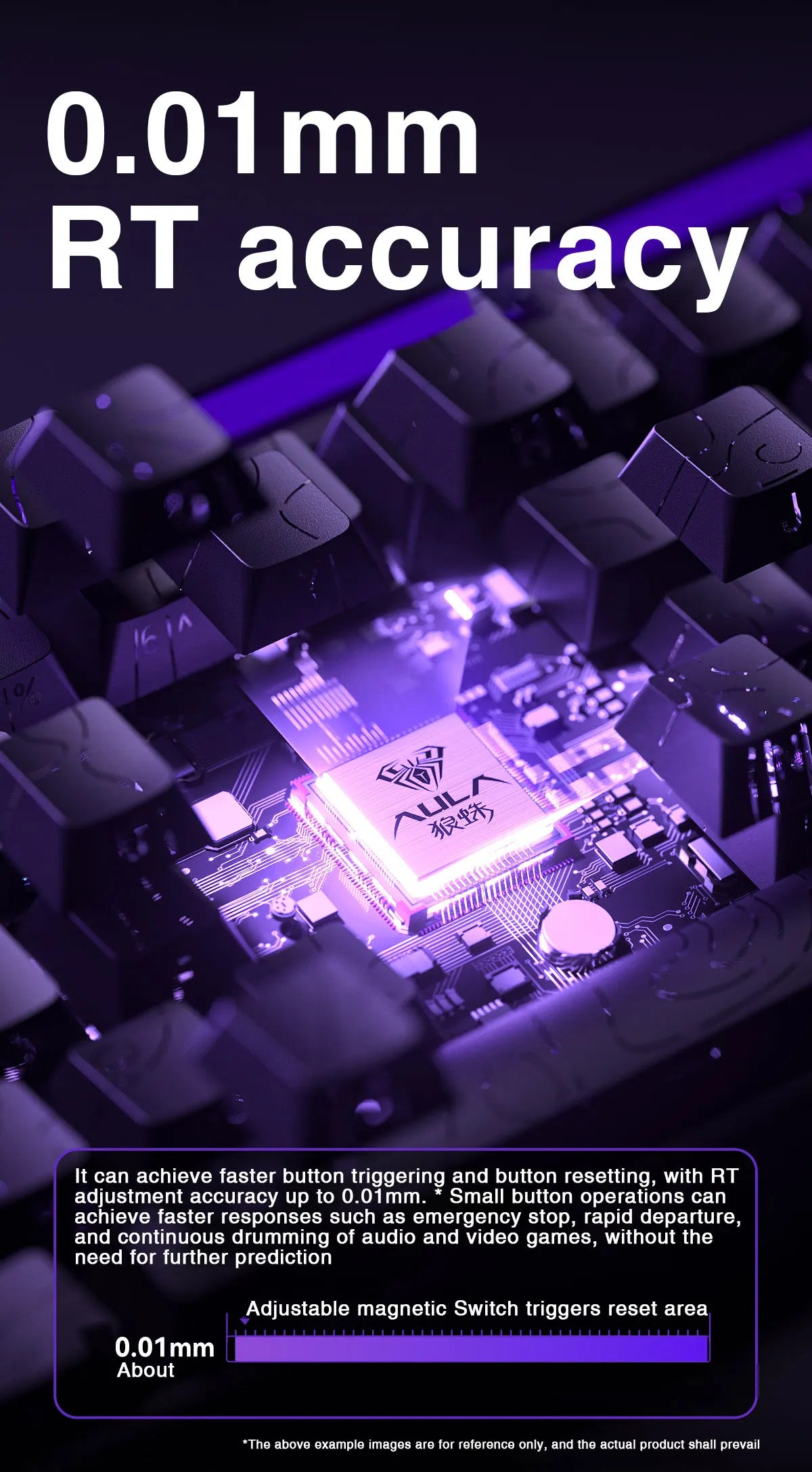 68 Key Magnetic Switch Keyboard Rapid Trigger RGB Wired