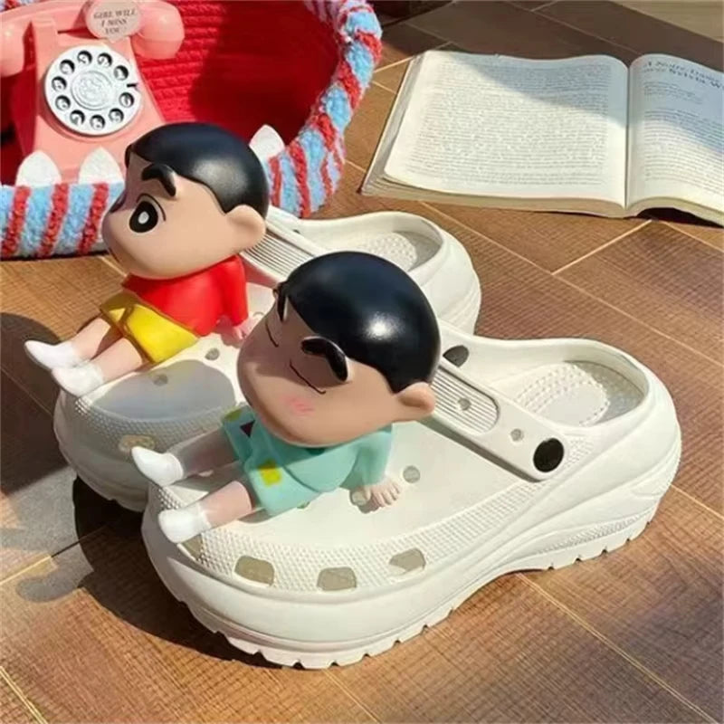 MINISO Personality Cute Cartoon 3D Shoe Charms Funny DIY Sandal & Clog Decorations Holiday Gift For Boys And Girls