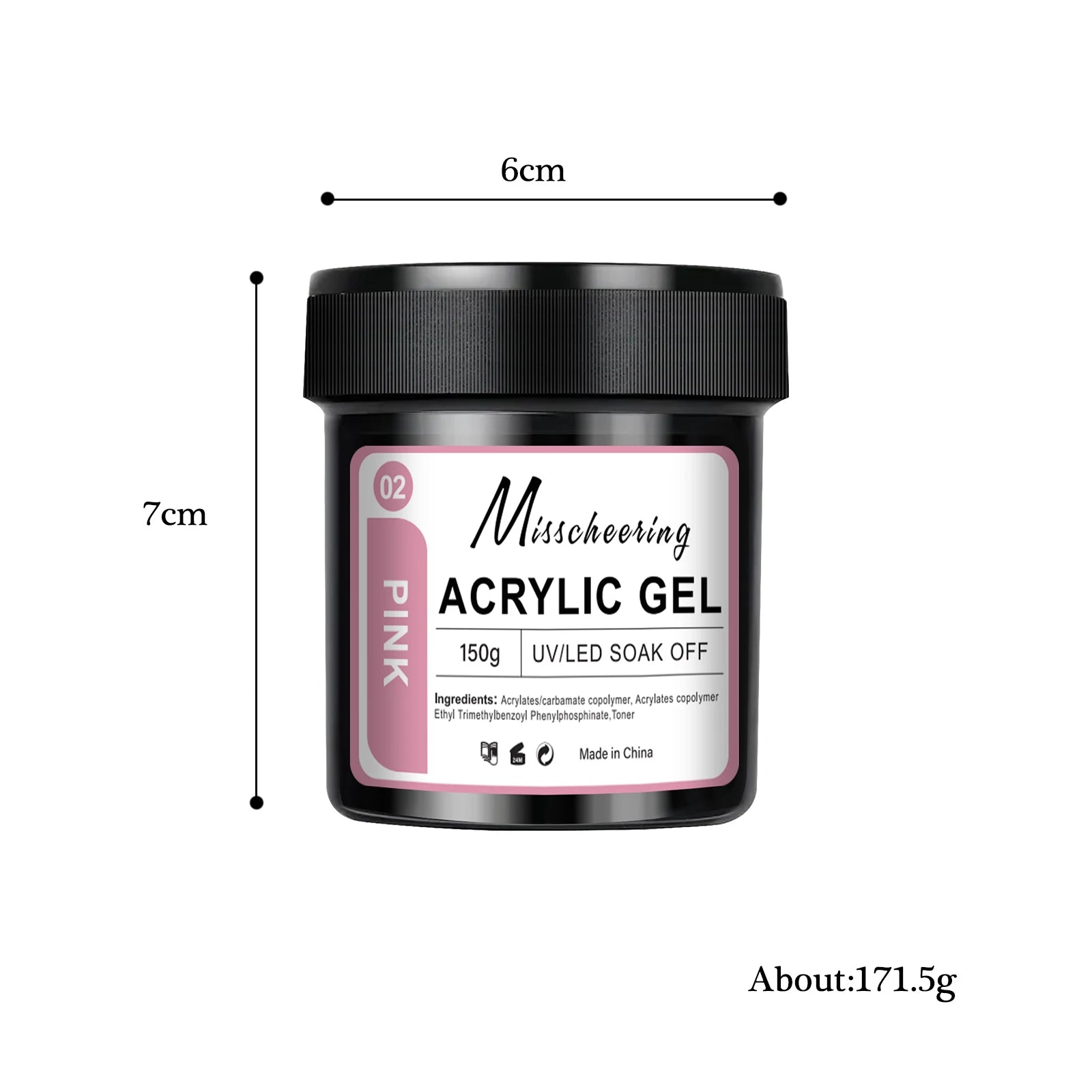 150g Large Capacity Nail Extension Gel for DIY Art - Smarsty