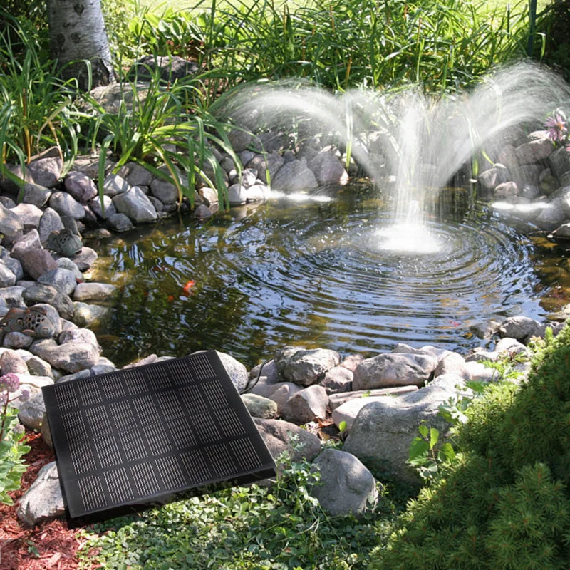 Solar Fountain Pump Kit for Low Noise Outdoor Decor - Smarsty