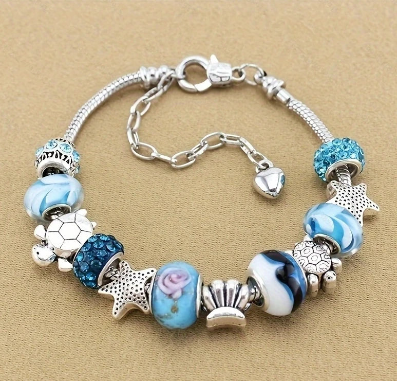 Women's Beaded Love Bracelet for Daily Style - Smarsty