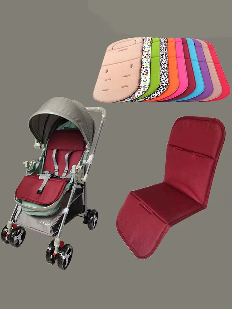 Stroller Seat Cushion Soft Baby Pushchair Car Cart High Chair Seat Trolley Cushions Kids Stroller Mattress Soft Pad Large Sizes by Smarsty