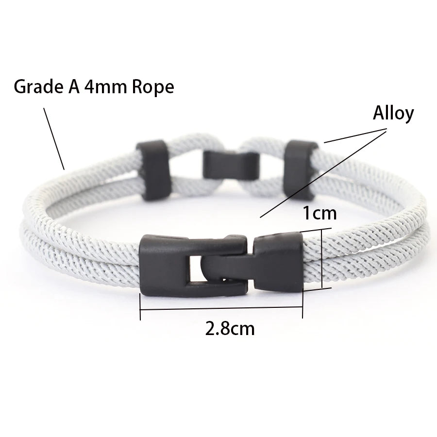 Personalized Thread Bracelet for Men with Easy Hook Closure - Smarsty