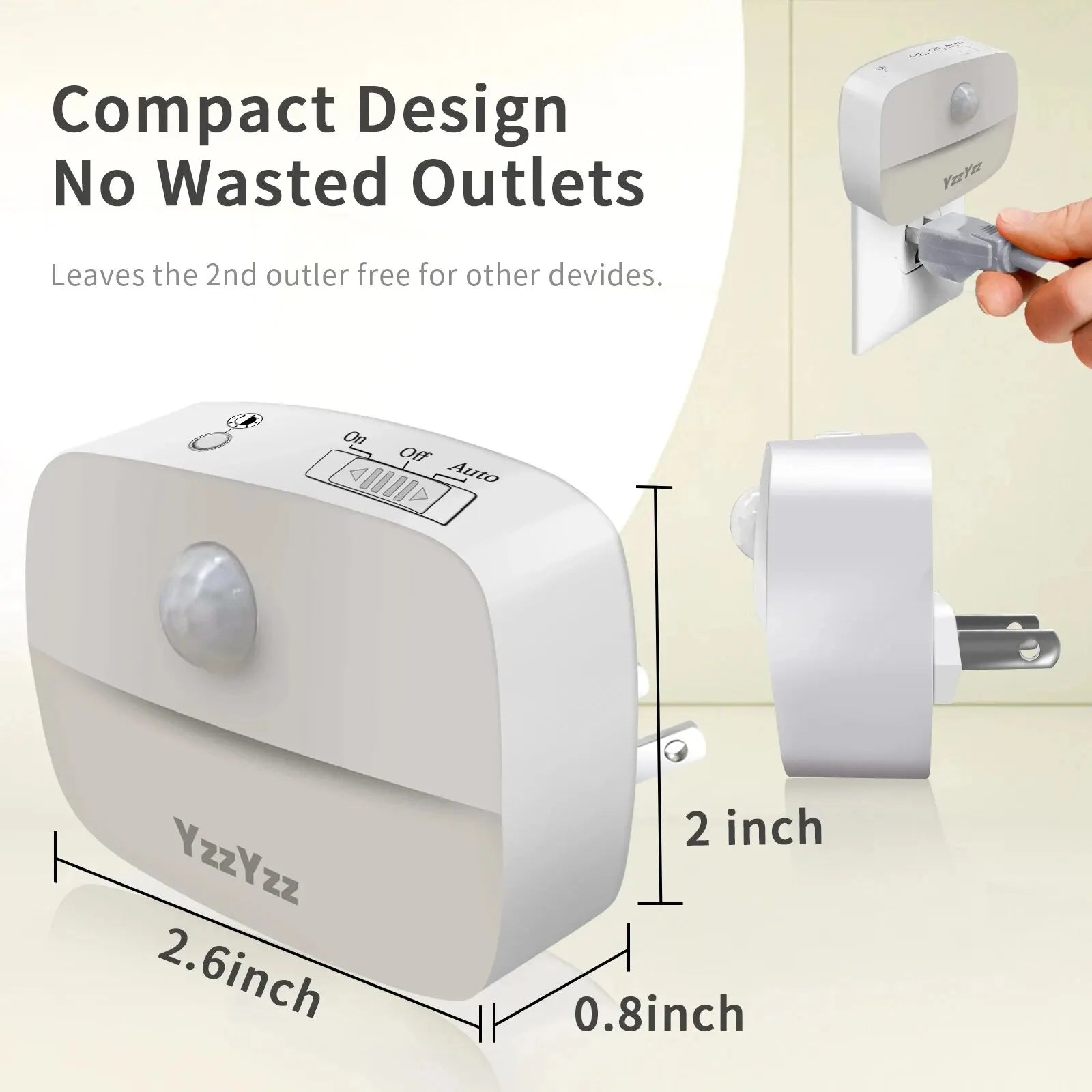 LED Motion Sensor Night Light for Kids Bedrooms - Smarsty