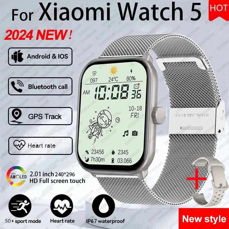 Xiaomi Watch 5 Global Version with HD AMOLED Screen - Smarsty