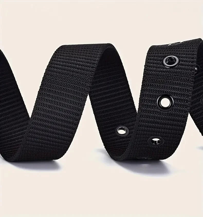 Mens Durable Nylon Canvas Belt Heavy Duty Tactical Workbelt - Smarsty