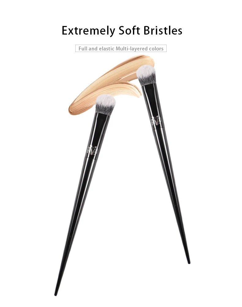 Kat Von D Soft Fiber Concealer Brush with Elegant Handle - Smarsty