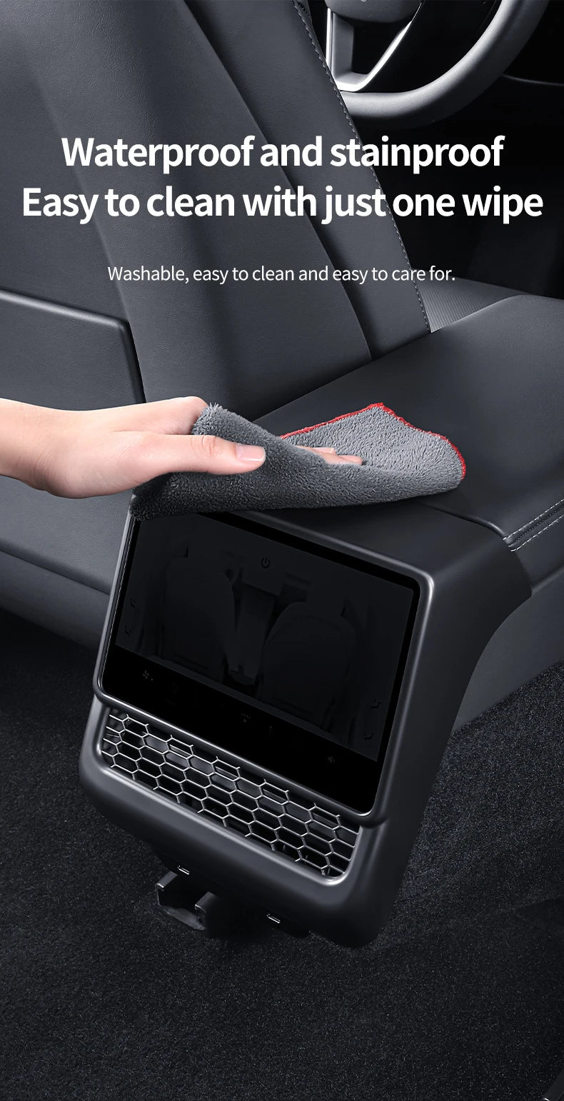 Rear Center Console Air Vent Cover Dust Shield for EV - Smarsty