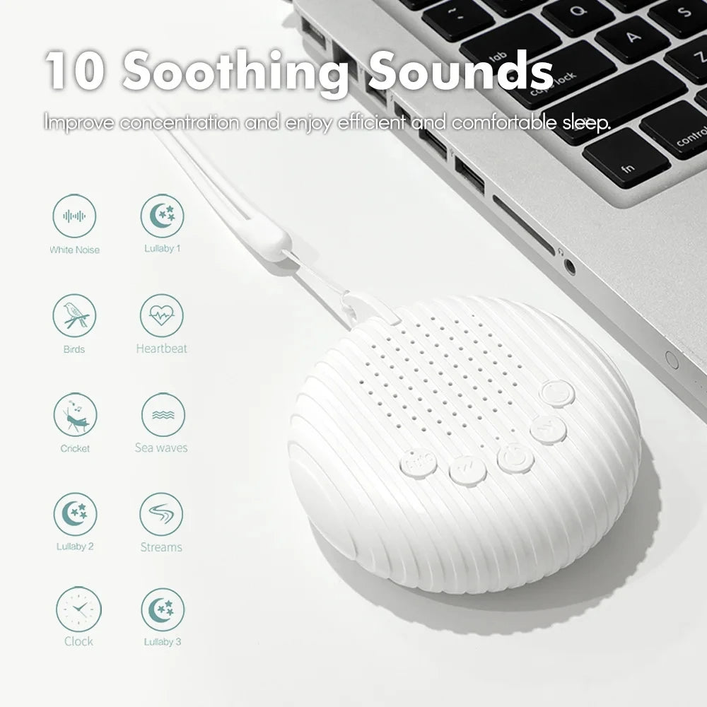 Portable White Noise Sound Machine for Baby Sleep Aid - Smarsty