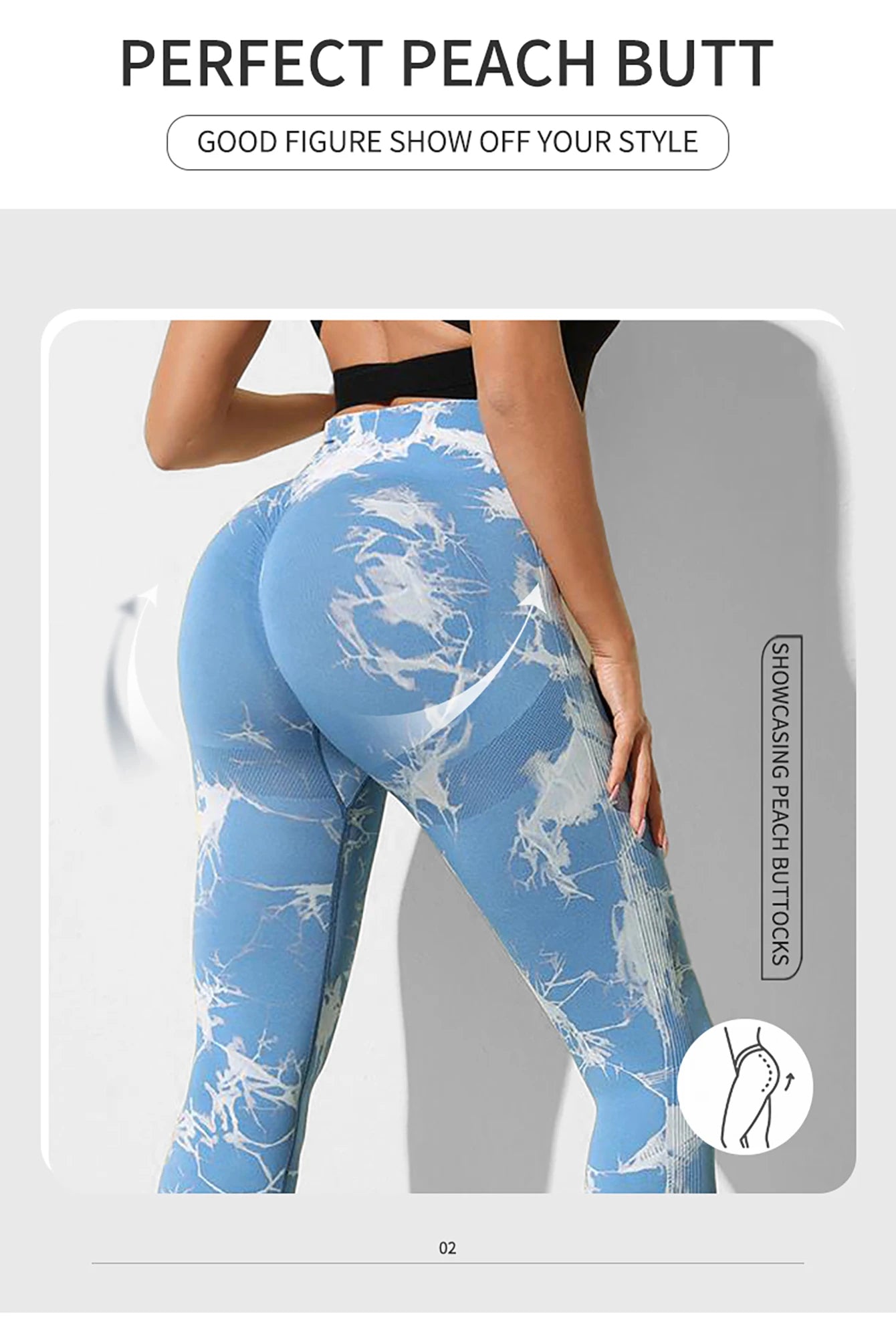 Tie Dye Yoga Pants Sport Leggings Women Seamless High Waist Push Up Woman Tights Fitness Workout Leggins Gym Clothing 2024 New - Smarsty