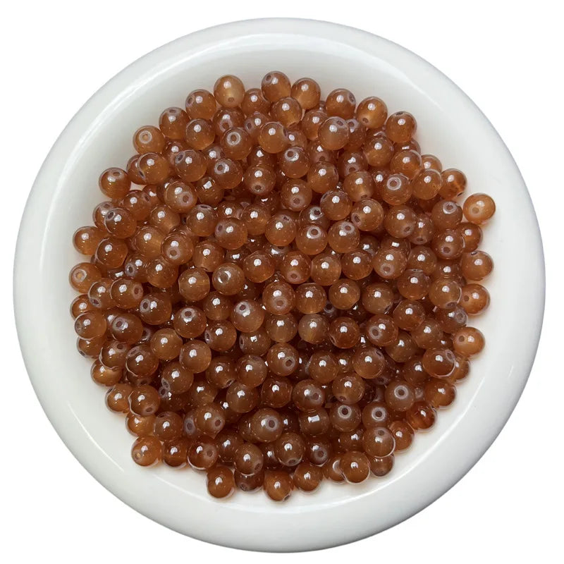 8mm Multicolor Glass Beads for Handmade Jewelry - Smarsty