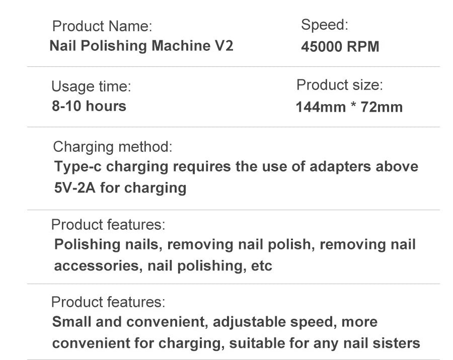 Professional Electric Nail Drill With Low Noise Operation - Smarsty