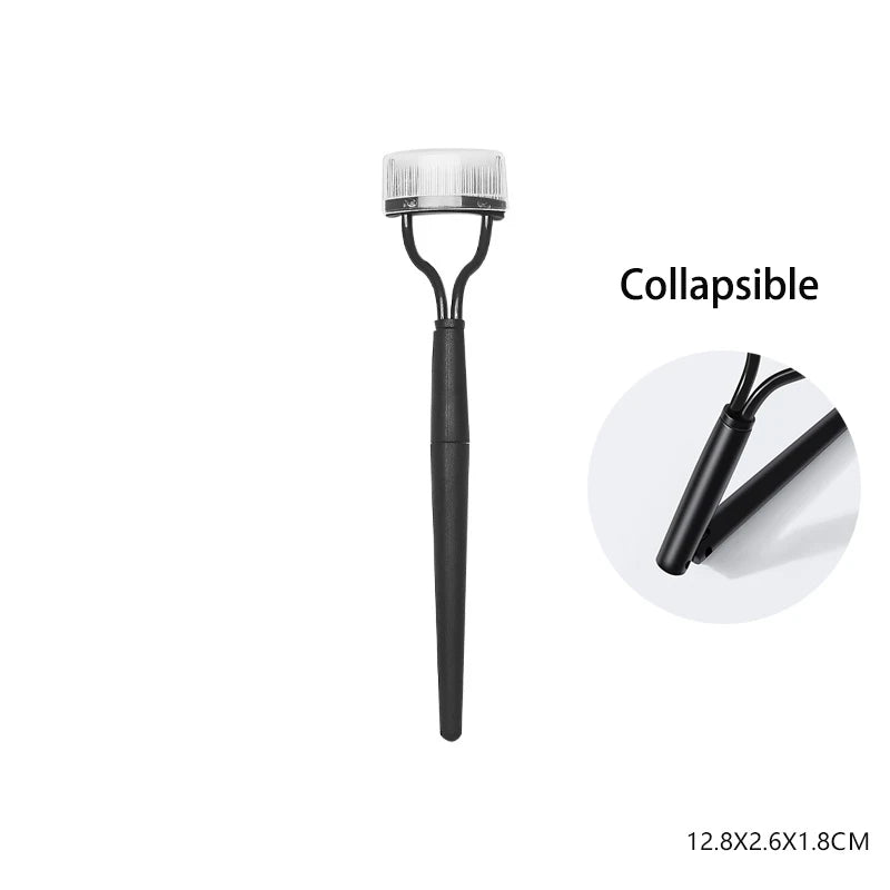 Black Foldable Eyelash Brush Comb for Perfectly Separated Lashes - Smarsty