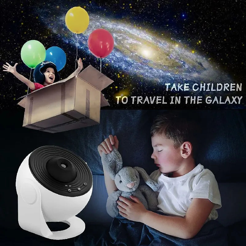 Galaxy Projector Night Light with 360 Degree Rotation - Smarsty