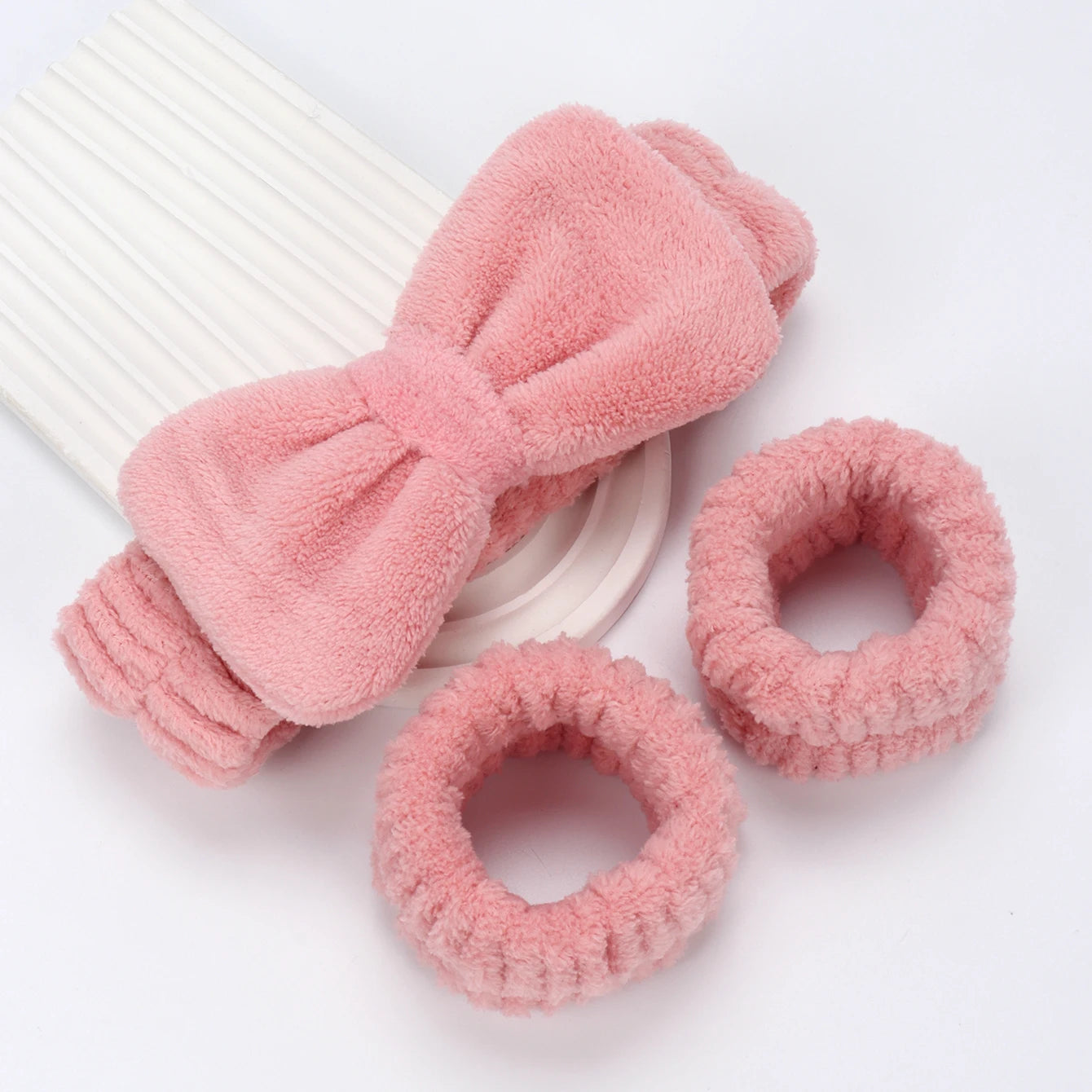 3 Piece Spa Headband Set for Makeup and Face Washing - Smarsty