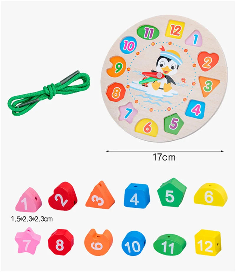 Baby Toys Montessori Wooden Puzzles Children Toys Hand Grab Board Animals Cognition Educational Learning Toys For Kids 1-3 Years