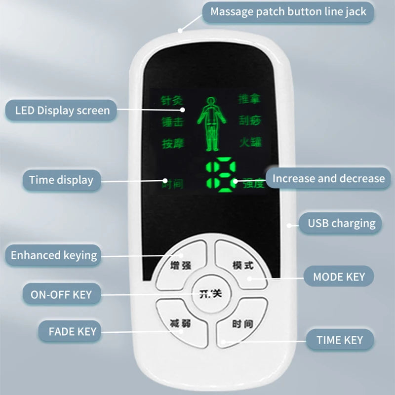 Multi-Functional TENS Unit for Pain Relief and Muscle Relaxation - Smarsty