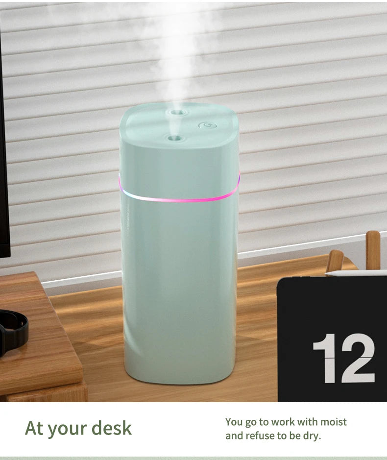 USB Essential Oil Humidifier with Double Spray Mist - Smarsty
