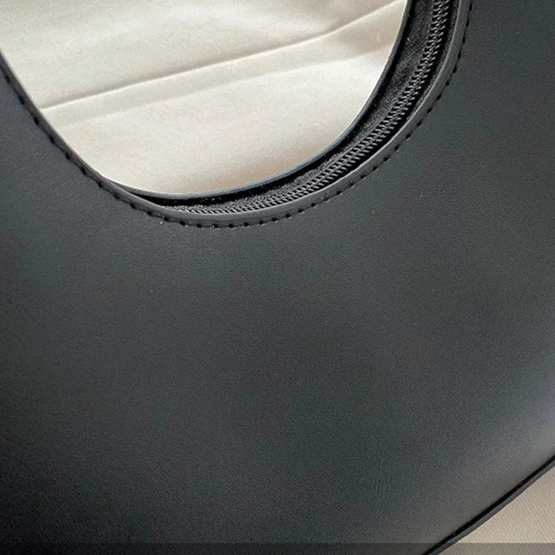 Luxury PU Leather Hobo Bag For Women With Zipper Closure - Smarsty