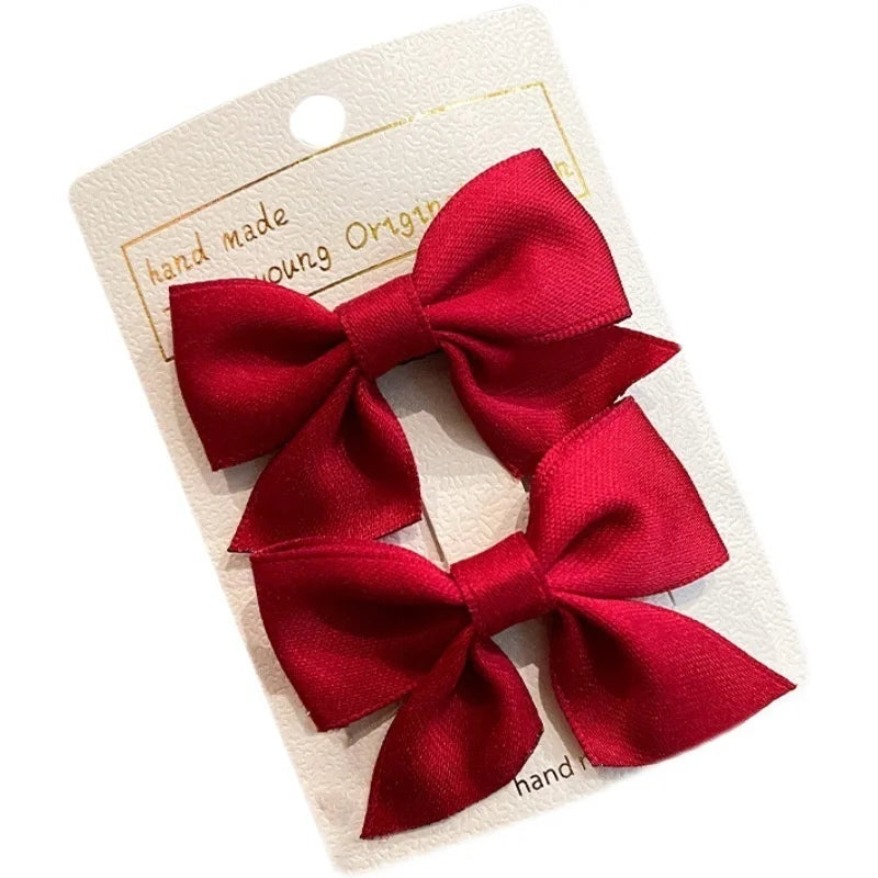 Cute Bow Hair Clips For Girls Secure Summer Accessories - Smarsty
