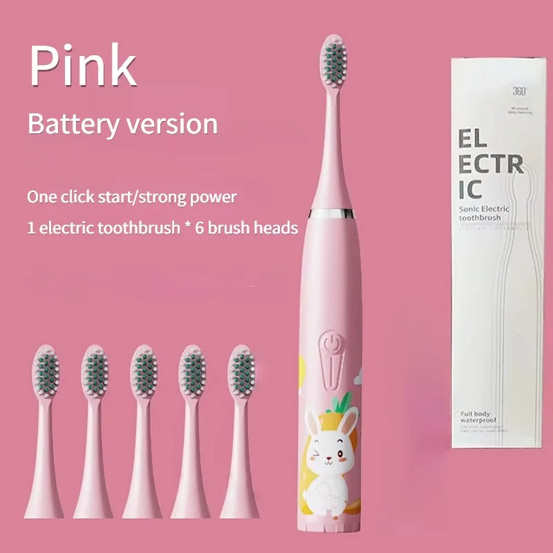 Children's Electric Toothbrush with Sonic Cleaning Feature - Smarsty