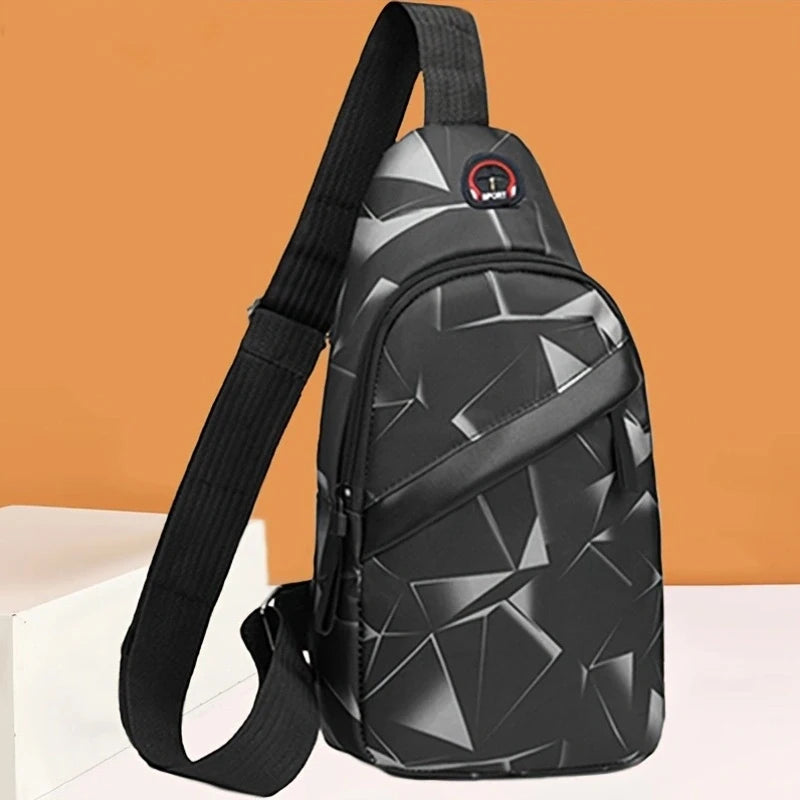 Durable Unisex Camo Sling Pack Crossbody Bag Korean Style - Smarsty