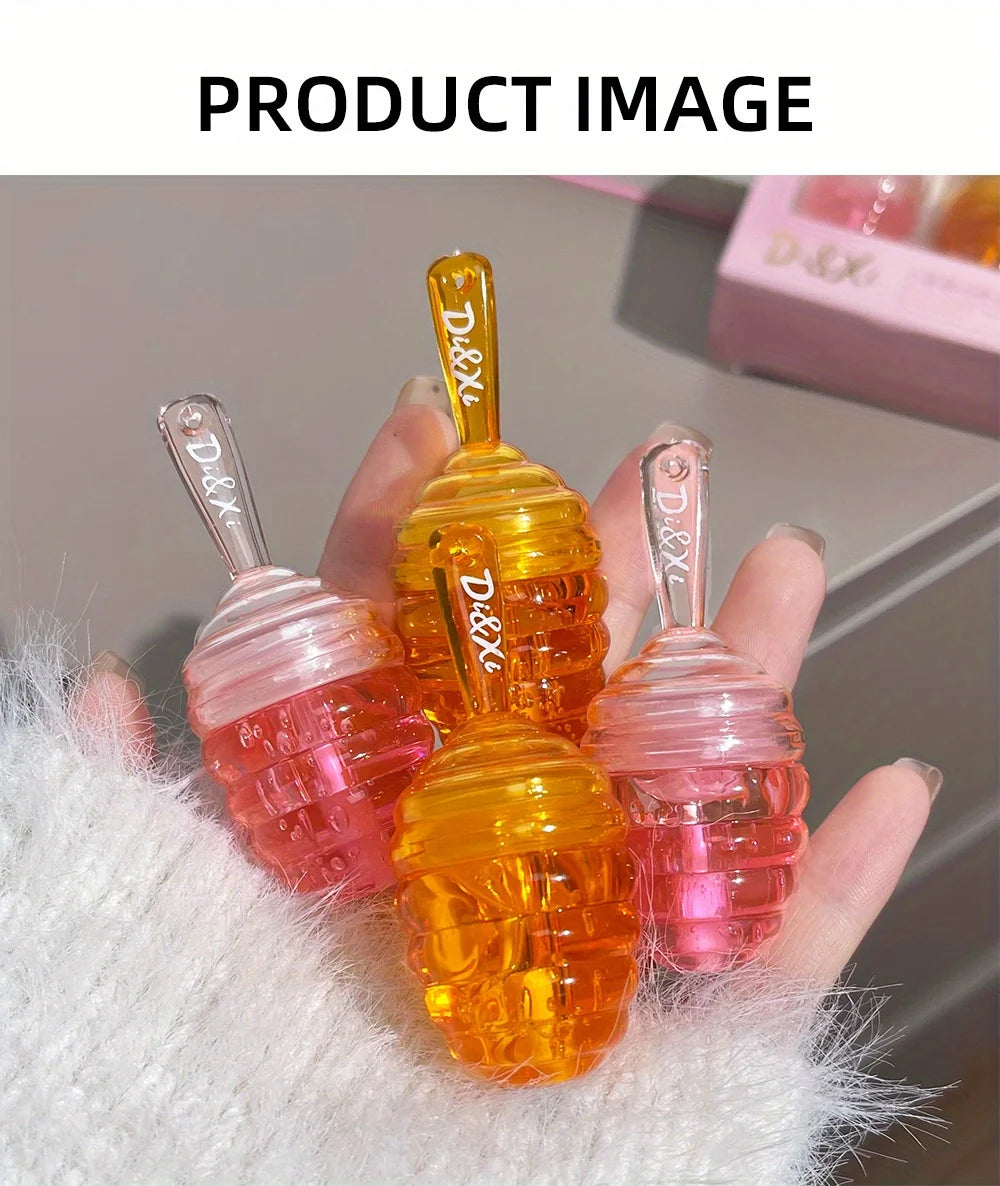 Small Honeypot Lip Oil for Moisturizing Soft Lips - Smarsty