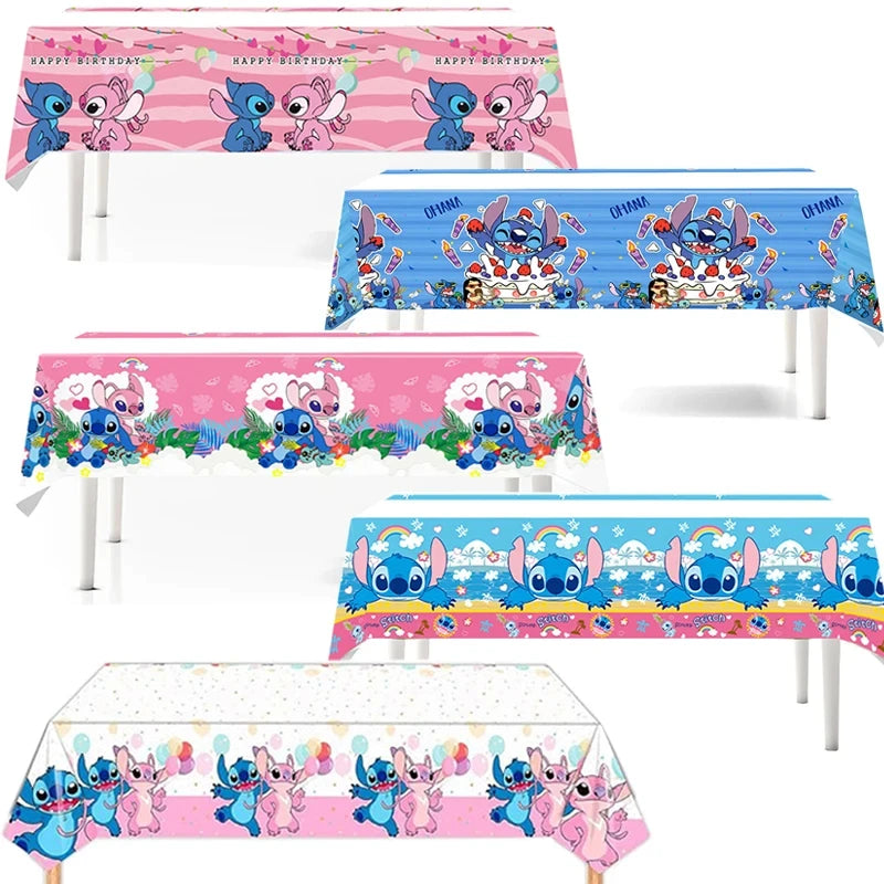Disney Stitch Party Tablecloth for Kids Birthday Celebrations - Smarsty