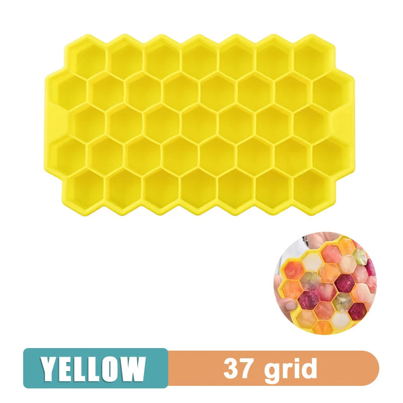 4/6/8/15 Grid Big Ice Tray Mold Giant Jumbo Large Food Grade Silicone Ice Cube Square Tray Mold DIY Ice Maker Ice Cube Tray - Smarsty