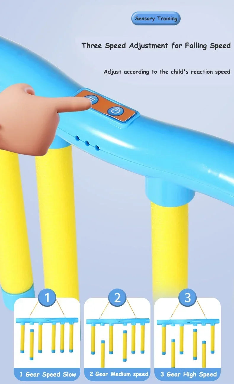 Challenge Falling Sticks Game Kids Stick Catching Toy Training Reaction Ability Educational Parent-Child Interactive Toy Sports - Smarsty