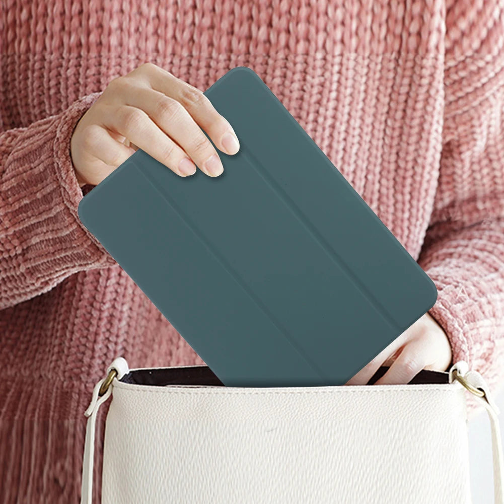 Case for iPad 10th Generation 10.9 Inch 2022 Auto Sleep/Wake Cover Case with Soft Silicone Back Smart Cover